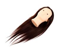 TOVINANNA Tête De Mannequin Pour Coiffure Modèle Entraînement Cheveux Naturels Pratique De Stylisation Et Curling Accessoire Pour Étudiants Et Professionnels Coiffure