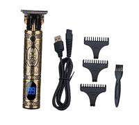 TOVINANNA Tondeuse À Huile Rétro En Métal Silencieuse Avec Écran Lcd Numérique Portable Et Rechargeable Pour Hommes