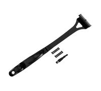 TOVINANNA Tondeuse Corps Homme Portable avec Triple Lame Rasoir Manuel Étanche pour Dos Épaules et Poitrine Réglable pour Rasage Humide et Sec à Domicile ou Voyage