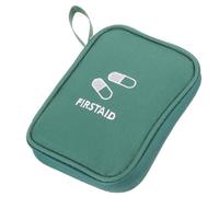 TOVINANNA Trousse de Compacte et Portable en Tissu Oxford Vert Mini Kit d'Urgence Voyage Multifonction pour Maison Camping et Randonnée Rangement Pratique pour Remède et Fournitures de