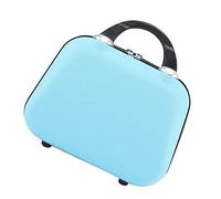 TOVINANNA Trousse De Maquillage Portable De Rangement Cosmétique pour Voyage Organisateur De Toilette Étanche pour Femmes Compartiments Pratiques Et Couleur Peacock