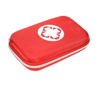 TOVINANNA Trousse de Secours Portable en Eva Rouge, Kit de Premiers Soins Pratique et Léger pour Voiture et Maison, pour Urgences et Situations D'évacuation