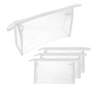 TOVINANNA Trousse De Toilette PVC 4pcs 20 * 11.5 * 5cm Étanche Portable Maquillage Femme Organisateur Voyage