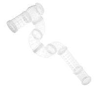 TOVINANNA Tunnel Transparent et Kit de Tubes pour Hamster Tuyauterie Externe, Jeu Interactif pour Souris, Rats et Petits Animaux en Cage