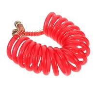 TOVINANNA Tuyau d'Arrosage Spiralé Flexible en Polyuréthane Transparent 4 M Tube de Refroidissement des Freins pour Poids Lourds et Semi-Remorques Résistant à la Chaleur Système de