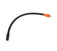 TOVINANNA Tuyau de Gonflage Fileté M6 30 Cm Manchon de Protection Thermique, Tube Haute Pression pour Chambre à Air de Pneus Moto et Voiture Électrique, Rallonge Sécurisée pour Pompe à