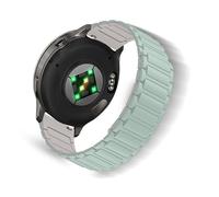 ToVioc 18mm Bracelet silicone pour Garmin Venu 4 41mm/3s 41mm/2S, bracelet remplacement réglage magnétique pour Garmin Forerunner 265S/255S/255S Music - Menthe&Lumière d'étoile