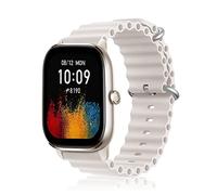 ToVioc 20mm Bracelet Silicone Compatible avec Amazfit Active 2 Square/2/1, Bip 3/3 Pro, Silicone Sport Respirant pour Amazfit GTS 4/4 Mini/3/2/2e/2 Mini - Couleur étoile