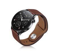 ToVioc 22mm Bracelet Compatible avec Xiaomi Watch 5/2/2 Pro/S4/S4 Sport/S3, Bracelet Cuir Haute Qualité pour Huawei Watch GT 6/GT 6 Pro/GT 5/GT 5 Pro 46mm, GT Runner 2/1, Ultimate 2/1 - Brun