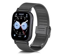 ToVioc 22mm Bracelet pour Xiaomi Redmi Watch 5 Active Bracelet en Maille Réglable en Acier Inoxydable pour Xiaomi Redmi Watch 5 Lite - Noir