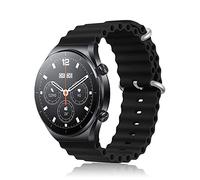 ToVioc 22mm Bracelet Silicone Compatible avec Xiaomi Watch S4/S4 Sport/2/S3/S1 Pro/2 Pro, Respirant Doux Sportif Remplacement pour Redmi Watch 5 Active/5 Lite - Noir