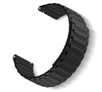 ToVioc 22mm Bracelet silicone pour Garmin Venu 4 45mm/3 45mm/2, D2 Air X15/vivoactive 4, bracelet remplacement réglage magnétique pour Garmin Forerunner 570 47mm/265/255 - Noir