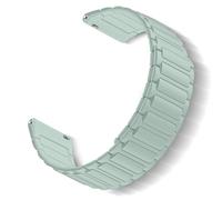 ToVioc 22mm Bracelet silicone pour Xiaomi Watch S4/S4 Sport/2/S3/S1 Pro/2 Pro, bracelet de remplacement en caoutchouc doux, réglage magnétique pour Redmi Watch 5 Active/5 Lite - Menthe