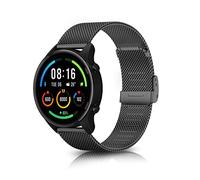 ToVioc Bracelet Compatible avec Xiaomi Watch 5/S4/S4 Sport/S3/Redmi Watch 5 Active, 22mm Bracelet Maille réglable Acier Inoxydable pour Amazfit Bip 6/Active Max/Balance 2/T-Rex 3 Pro 48mm - Noir