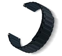 ToVioc Bracelet Silicone pour Amazfit Active 3 Premium/Active 2 Square/Active2/Bip 3 Pro, 20mm Bracelet Remplacement Magnétique pour Amazfit Cheetah 2 Pro/Cheetah Square - Minuit