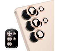 ToVioc Caméra Protecteur Compatible avec Samsung Galaxy S26 Ultra 5G HD Anti Rayures Verre Trempé Protecteurs D'objectif Téléphone Portable pour Samsung Galaxy S26 Ultra 5G - Or