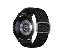 ToVioc Nylon Bracelet Compatible avec Samsung Galaxy Watch 6 Classic/5 Pro, 20mm Ajustable Élastique Sport Bracelet Hommes et aux Dames pour Samsung Galaxy Watch 4 Classic - Noir