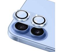 ToVioc Pailleté Protection Camera pour iPhone 17 - Bleu