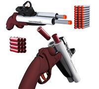 Tovol Zerky Fusil à Pompe Blaster à Mousse Jouet Fusil de Chasse Jouet pour Enfants, Pistolet Jouet à ÉJecter la Cartouche avec 30 Balles