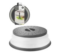 Tovolo - Couvercle de micro-ondes ventilé et pliable - Bonne adhérent - 26,7 cm - Gris anthracite 10.5 inch charbon