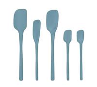 Tovolo Flex Core Lot de 5 spatules en silicone résistantes à la chaleur avec spatule antiadhésive, cuillère, grattoir pour bocal, passe au lave-vaisselle, spatules sans BPA pour mélanger la pâtisserie