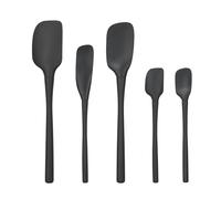 Tovolo Flex Core Lot de 5 spatules en silicone résistantes à la chaleur avec spatule antiadhésive, cuillère, grattoir pour bocal, passe au lave-vaisselle, spatules sans BPA pour pâtisserie et mélange
