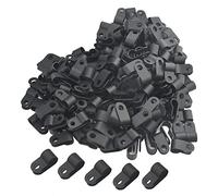 TOVOT 200 pièces R-Type Câbles Clips Serre-Câble en Nylon Pinces à Câble Pinces pour Fils (8mm)