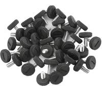 TOVOT M6 Pied de Meuble Reglable 2CM Pieds de Nivellement pour Chaise de Table Pieds de Meubles à Visser avec des Noix (32 Pièces)