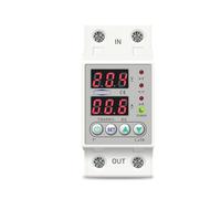 TOVPD1-60-EC VA double affichage réglable sur et sous-tension dispositif de protection de courant relais protecteur rail DIN 40A 63A 80A 100A 220V 230V(L N 230V 63A)