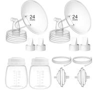 TOVVILD Pièces de tire-lait compatibles avec Spectra S2 Spectra S1, 22 mm bride valve tube biberon téton lait maternel kits de tire-lait maternel, accessoires non originaux Spectra, remplacement du