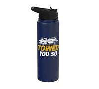 Tow Truck Stainless Steel Insulated Water Bottle
