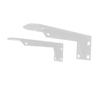 tow000ack 2 Pcs Supports d'Étagère Flottant,Robuste Equerre Étagère Murale Support en Forme de L Équerre de Fixation pour Étagère Déco Cuisine Chambre,avec Vis,Blanc (15cm)
