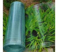 tow000ack Feuille de Polycarbonate Jardin Serres Panneaux de Toiture Isolants,1,2mm Plaque en Fibre de Verre Transparent,Protection UV Plaques de Remplacement,Facile À Couper (0,6m x 2,5m)