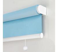 tow000ack Store Enrouleur Occultant À Ressorts,Store Opaque et Thermique sans Fil,Tissu en Polyester Bleu,Rideau Intimité pour Fenêtres et Portes,Personnalisa,Largeur x Hauteur (140cm x 100cm)