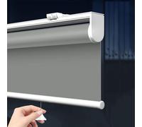 tow000ack Store Enrouleur Occultant sans Fil,Rideaux Roulants avec Système À Ressort,Tissu Polyester Gris À Isolation Thermique,pour Maison,Bureau,Personnalisa,Largeur x Hauteur (80cm x 110cm)