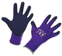 TOWA Gants pour enfant Purple de 6 à 8 ans, avec revêtement en latex