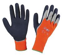TOWA Kerbl 297671 XA325 Activ Grip Gants en maille fine en polyester/coton Orange Taille 7