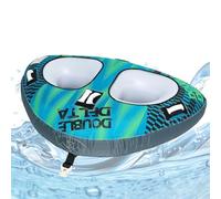 Towable Tube Boating, Inflatable Water Raft Wear-Resistant Material, Large Capacity Air Cushion Design, Perfect for Lake, River, Wakeboarding, Watersports, Rafting, Fishing Use, Multicolor