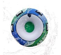 Towable Tube, Water Raft, Inflatable Sports Design and Wear Resistant Build, Large Boat Float for Beach, Rafting, Swimming, Waterskiing, Fishing, Wakeboard, Lake, Kayak, Green, Blue