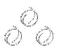 TOWARDSNAN Anneau de nez double 6/8/10 mm pour un seul piercing à gauche ou à droite, taille unique, Comme décrit, Comme décrit.