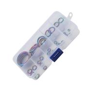 TOWARDSNAN Anneaux de guidage colorés en céramique pour canne à pêche - 10 tailles