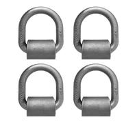 TOWARDSNAN Anneaux en D à souder de 1,27 cm, 5 443 kg, en acier robuste, pour attacher les ancres, les anneaux d'arrimage pour remorque