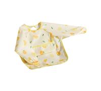 TOWARDSNAN Bavoir réglable à manches longues pour bébé - Tablier réversible pour bébé de 6 à 18 mois - Motif dessin animé mignon