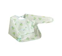 TOWARDSNAN Bavoir réglable à manches longues pour bébé - Tablier réversible pour bébé de 6 à 18 mois - Motif dessin animé mignon