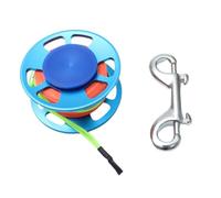 TOWARDSNAN Bobine de ligne de plongée durable à double extrémité avec crochet d'épaves de grotte pour l'exploration sous-marine confortable Outil de plongée avec tuba
