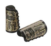 TOWARDSNAN Brassard d'arts martiaux pour cosplay, costume chinois, chevalier, brassards pour hommes et femmes, jeux de rôle, gants de bras, accessoires de costume en cuir gaufré, C, taille unique