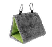 TOWARDSNAN Cage à oiseaux, nid d'oiseau épais, lit d'hiver, abri de jardin, hamac à suspendre, tente en peluche pour hamster, petit animal de compagnie, perroquet