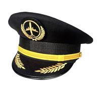TOWARDSNAN Casquette de capitaine d'Halloween pour adulte, bal masqué, cosplay pour Halloween, jeu de rôle, accessoires de jeu de rôle pour adultes