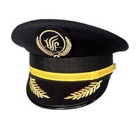 TOWARDSNAN Casquette de capitaine d'Halloween pour adulte, bal masqué, cosplay pour Halloween, jeu de rôle, accessoires de jeu de rôle pour adultes