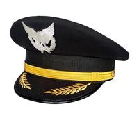 TOWARDSNAN Casquette de capitaine d'Halloween pour adulte, bal masqué, cosplay pour Halloween, jeu de rôle, accessoires de jeu de rôle pour adultes